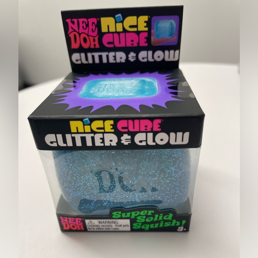 Needoh Nice Cube Glitter & Glow